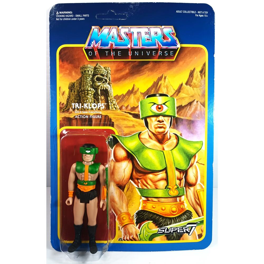 Super7 Masters of the Universe TRI-KLOPS Wave 2, New, See Pics/Descr!